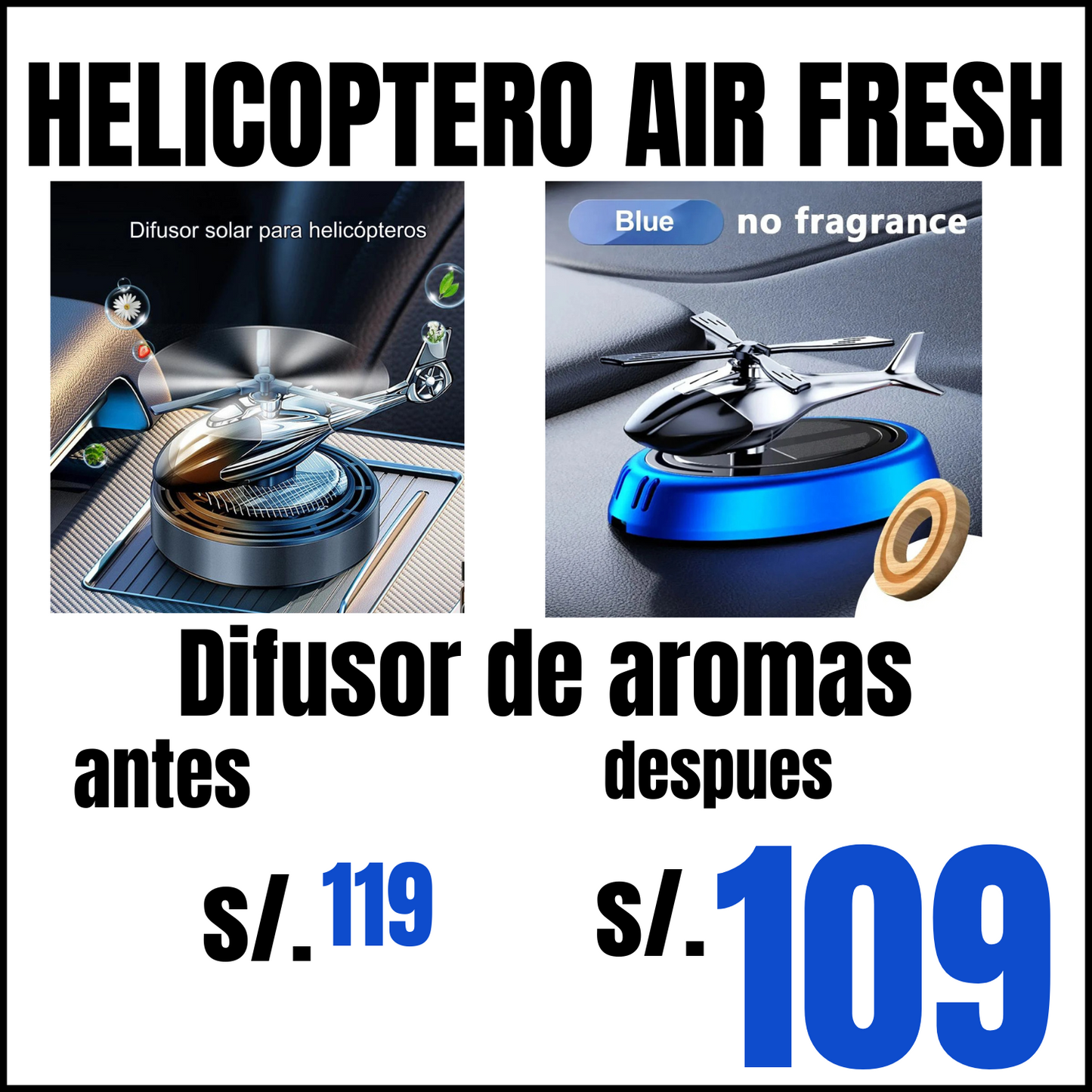 HELICOPTERO AIR FRESH