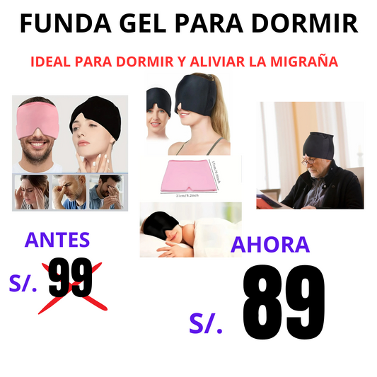 FUNDA EN GEL PARA DORMIR