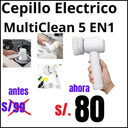 CEPILLO ELECTRICO MULTICLEAN 5 EN 1