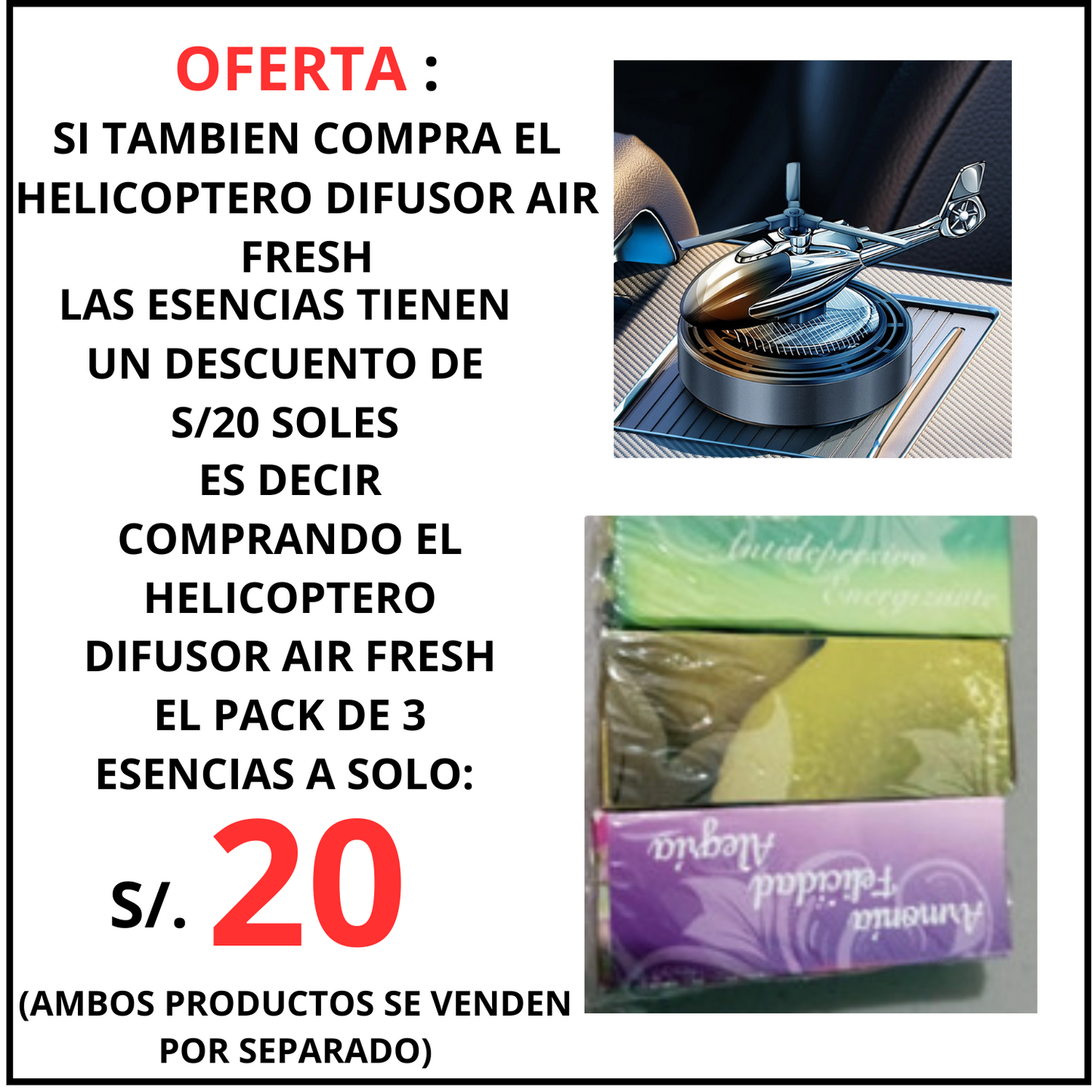 HELICOPTERO AIR FRESH